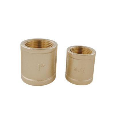 EN 10226-1 Thread Straight Brass Pipe Fittings F/F connect