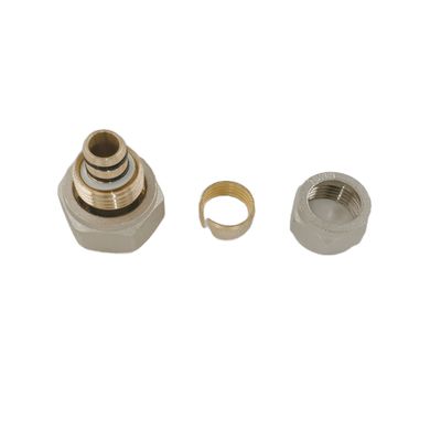 F M Brass Compression Fittings Straight Brass Fitting High Strength Locknut