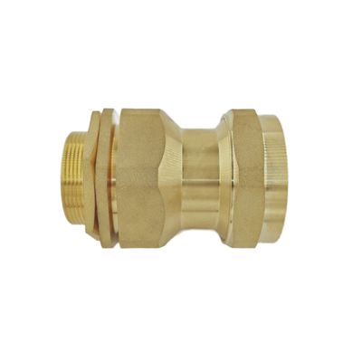 1 Inch M/F Thread Straight Brass Cable Joint Fittings