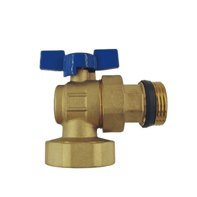 90 Degree Brass Lpg Gas Valve F M  With Aluminium Alloy T Handle