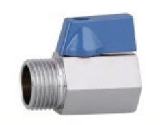 PN16 1/4'' Mini Gas Valve M F Connection With L Handle Easy Operation