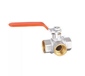 Chrome Plated Finish Brass Ball Valve Water Media Micro Ball Valve