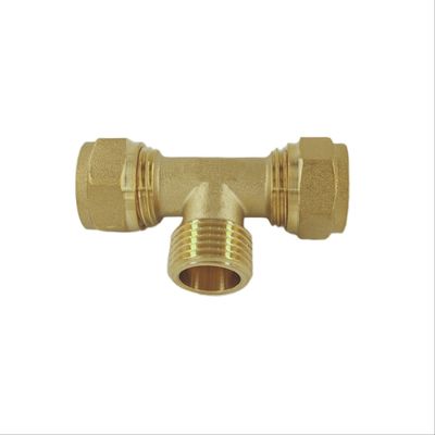 Brass Male Threaded Compression Fitting Press Connection No Leak