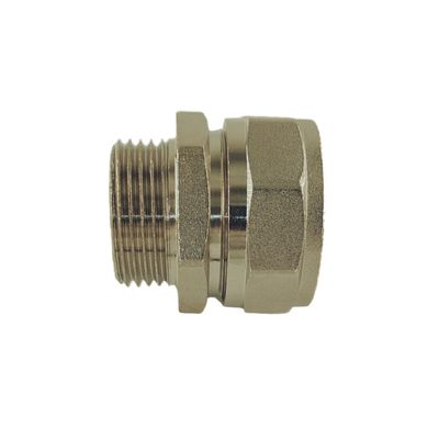 High pressure Brass Compression Fittings 16mm Brass Male Adapter