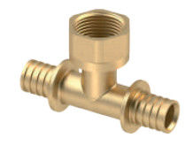 Brass Tee Reducing Female Thread Pipe fittings