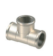 1 4 Nickel Plated Brass Tee Female Thread Fittings