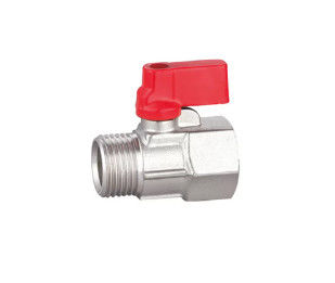 Industry Brass Ball Valve PTFE Seal High Temperature